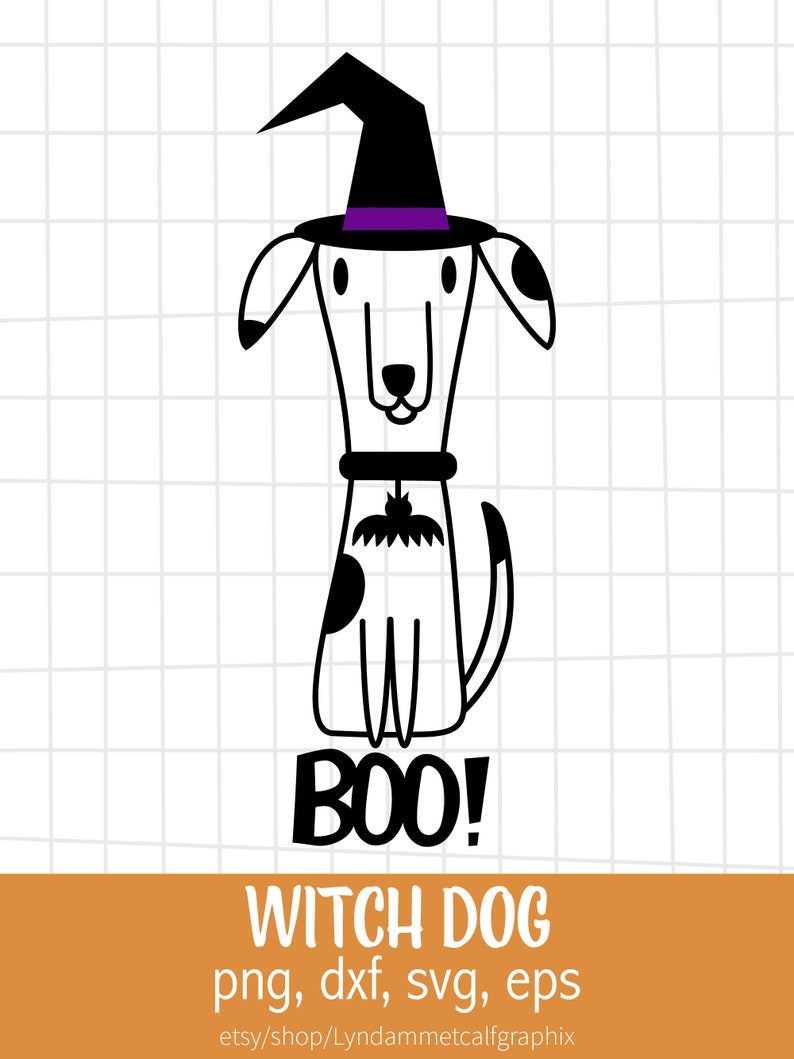 Halloween Dog SVG File for Cricut and Silhouette Machines Dog | Etsy