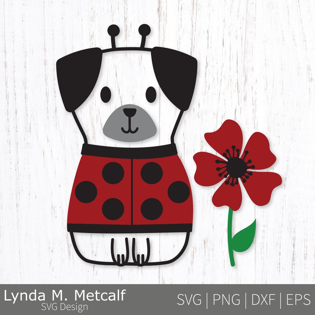 Pug Ladybug Pug Dog Svg, Ladybug Dog Svg Cut File, Spring Pug Png Clipart, Summer ...