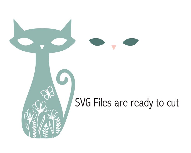 Download Flower Cat SVG File for Cricut & Silhouette Machines ...