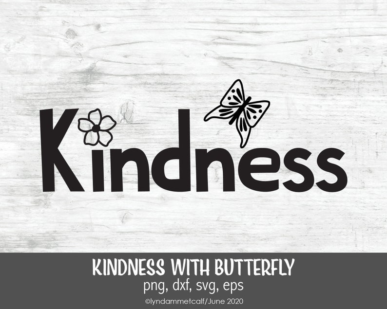 Download Kindness Quote SVG Butterfly svg Positive Quote svg | Etsy
