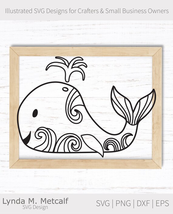 Whale SVG Ocean Whale svg Cute Whale svg Whale svg for | Etsy