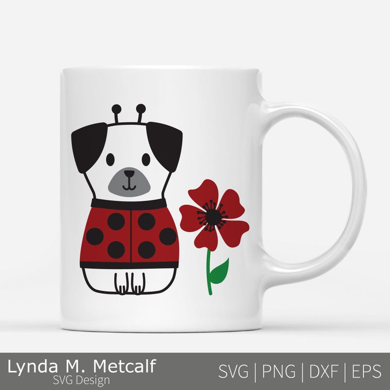 Pug Ladybug Pug Dog Svg, Ladybug Dog Svg Cut File, Spring Pug Png Clipart, Summer ...