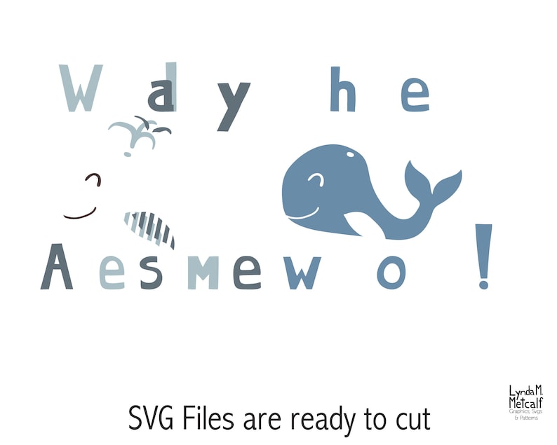 Download Baby Whale SVG Whaley Awesome Svg Sea Animal svg Whale svg ...