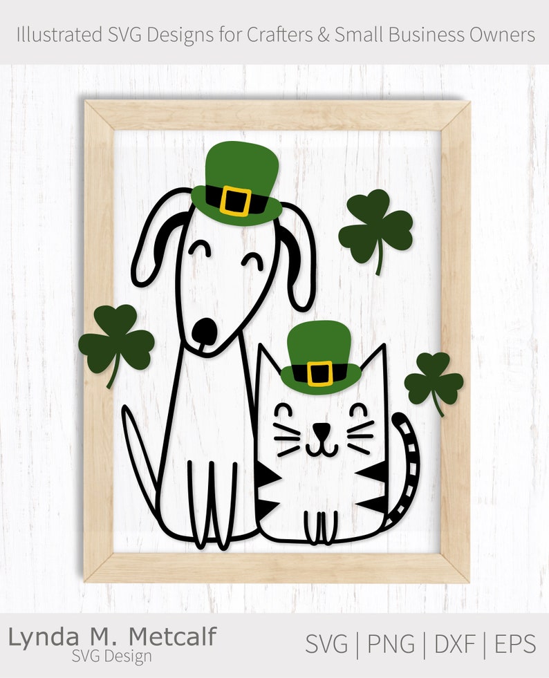 Irish Cat svg. Irish Dog svg. St Patricks Day Cat and Dog Svg. Irish Cat Svg Cut File. Irish Dog Clipart. St Patricks Svg for Kids image 8