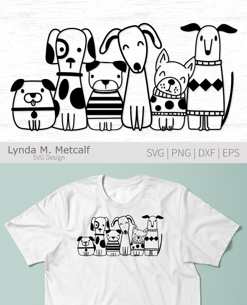 Dogs SVG File for Cricut Puppies Svg Dog Svg for Shirts Etsy