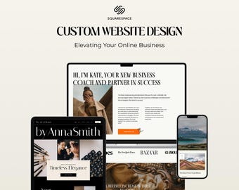 Custom Squarespace Website Design | Personalized Solutions for Your Business