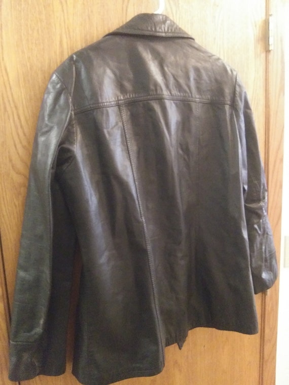 Sovjet stoel Pastoor Echt Leder Futter Men's Leather Jacket 54 - Etsy Finland