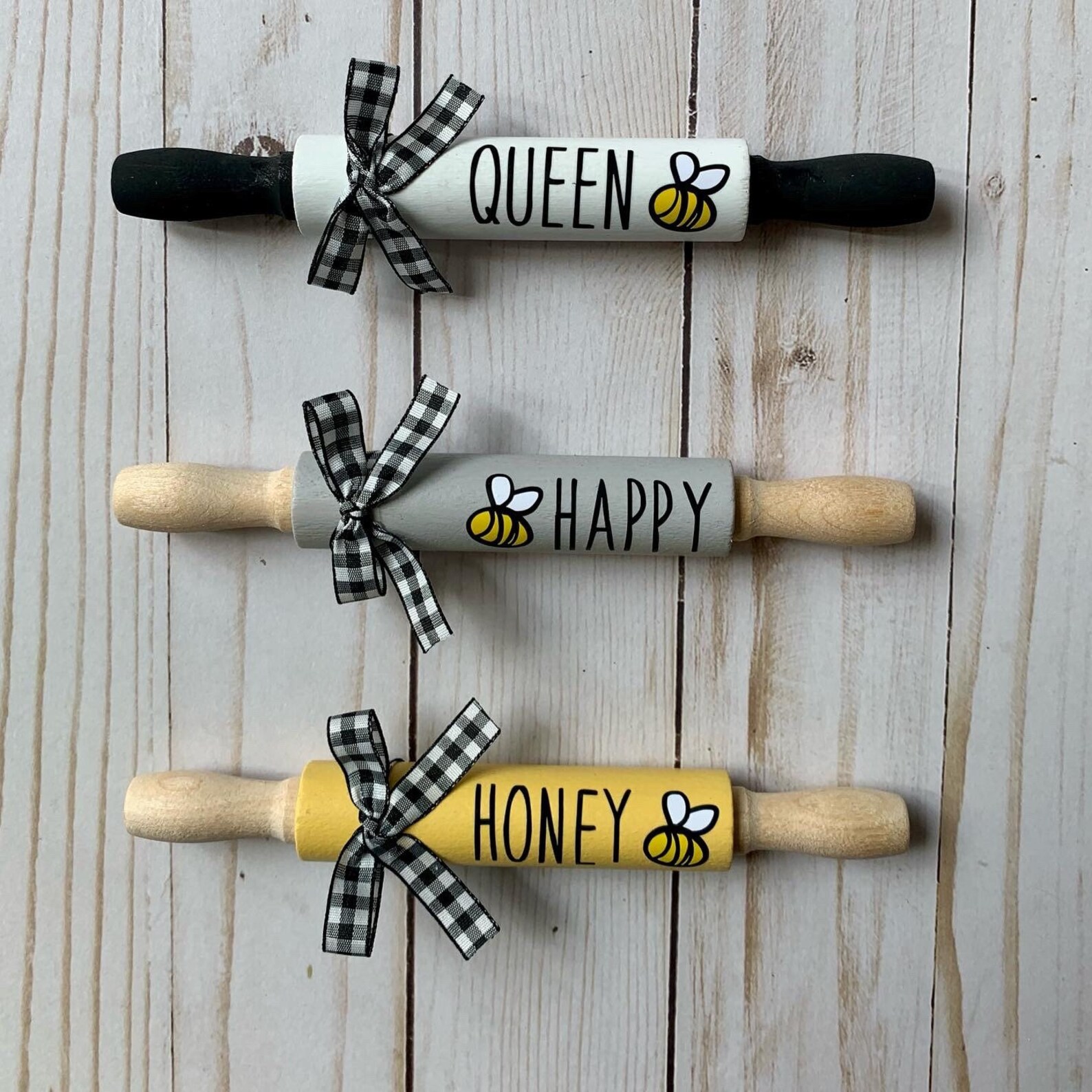 Bee Mini Rolling Pins Etsy