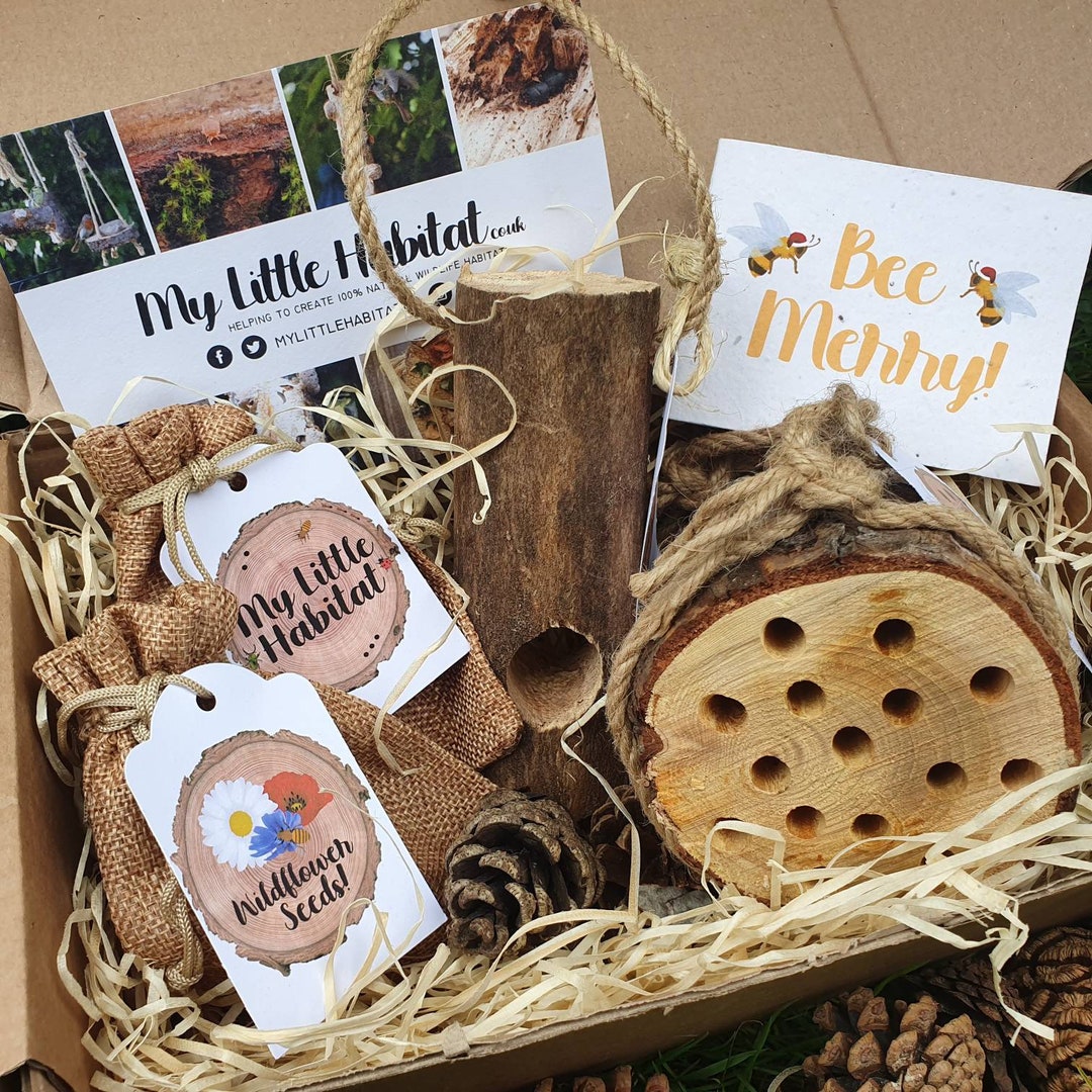 Christmas Birds & the Bees Gift Set With Plantable Card | Eco Friendly ...