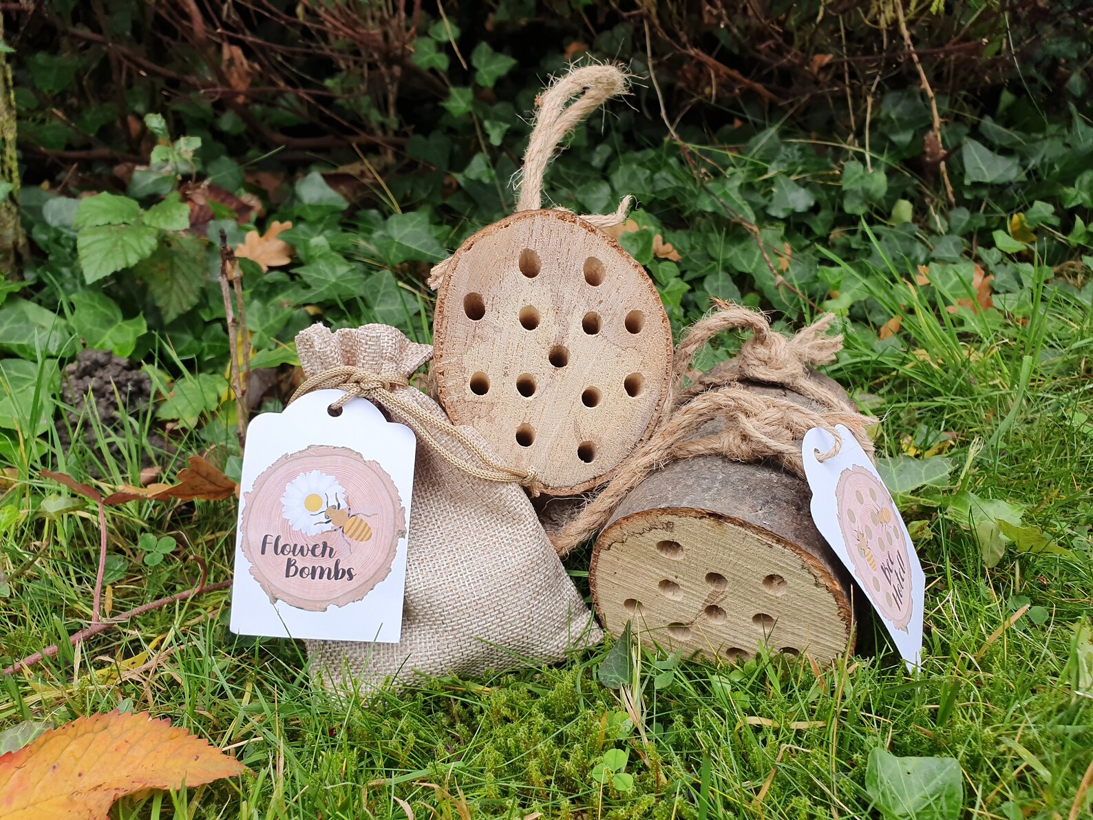Small Bee Hotel | Solitary Bee Nest, Garden Gift - Etsy UK