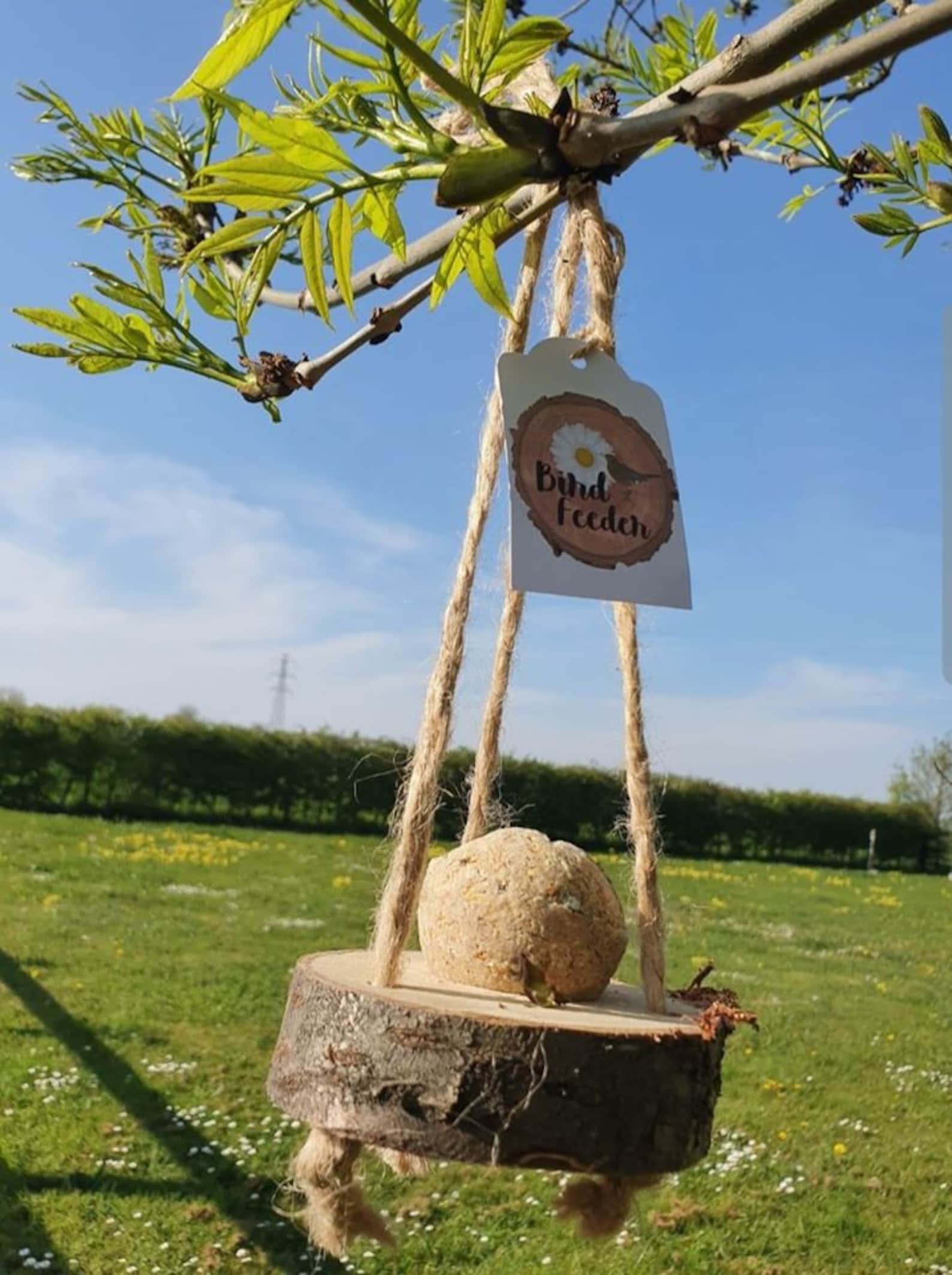 Bird Feeder Gift Set Duo natural Handmade Bird Food Etsy UK