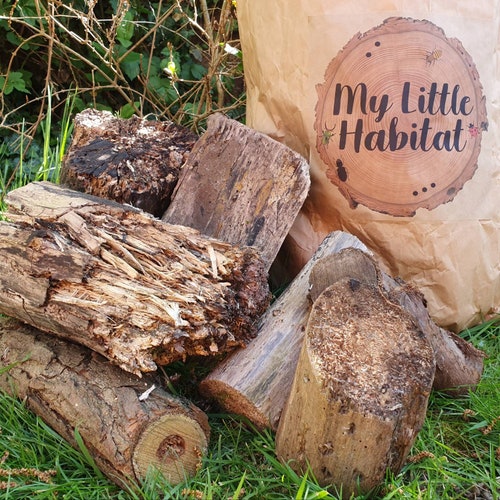 Log Pile Habitat Wood Pack | Environment, natural, garden, wildlife, insect, bird hide/perch, log pile, tree, decay, wildlife garden, rewild
