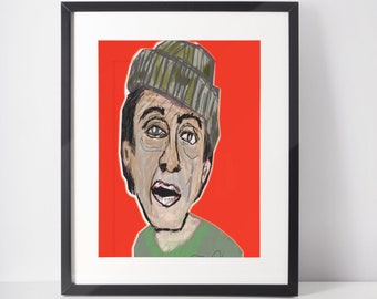 Sylvester Stallone Poster Print