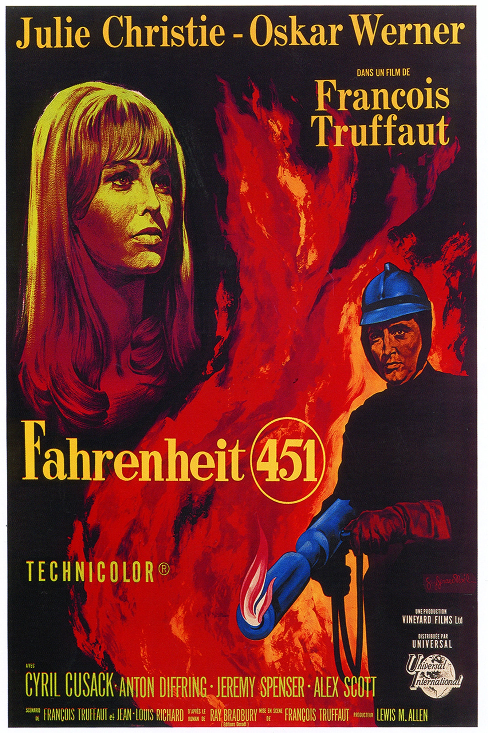 Fahrenheit 451 Movie Poster 1966 size 1218 Inches or 2436 Etsy
