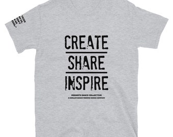 CREATE | SHARE | INSPRE Short-Sleeve Unisex T-Shirt V2