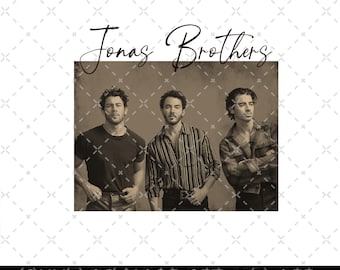 Jonas Brothers Fan Png, Jonas Brothers Png, In my jonas brothers era Png, Jonas Brothers Vintage Png, Joe Jonas Homage Png
