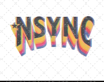 Nsync Png, In my Nsync Reunion Era PNG, NSync Album Cover PNG, NSync Era Png, Nsync Boy Band 90s Png, Holiday NSYNC Fan png