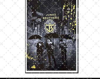 90er Jahre Vintage Jonas Brothers Png, Jonas Five Albums One Night Tour Png, Jonas Brothers 2023 Tour Png, Jonas 90's Png