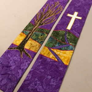 Lenten Journey stole - Made to Order