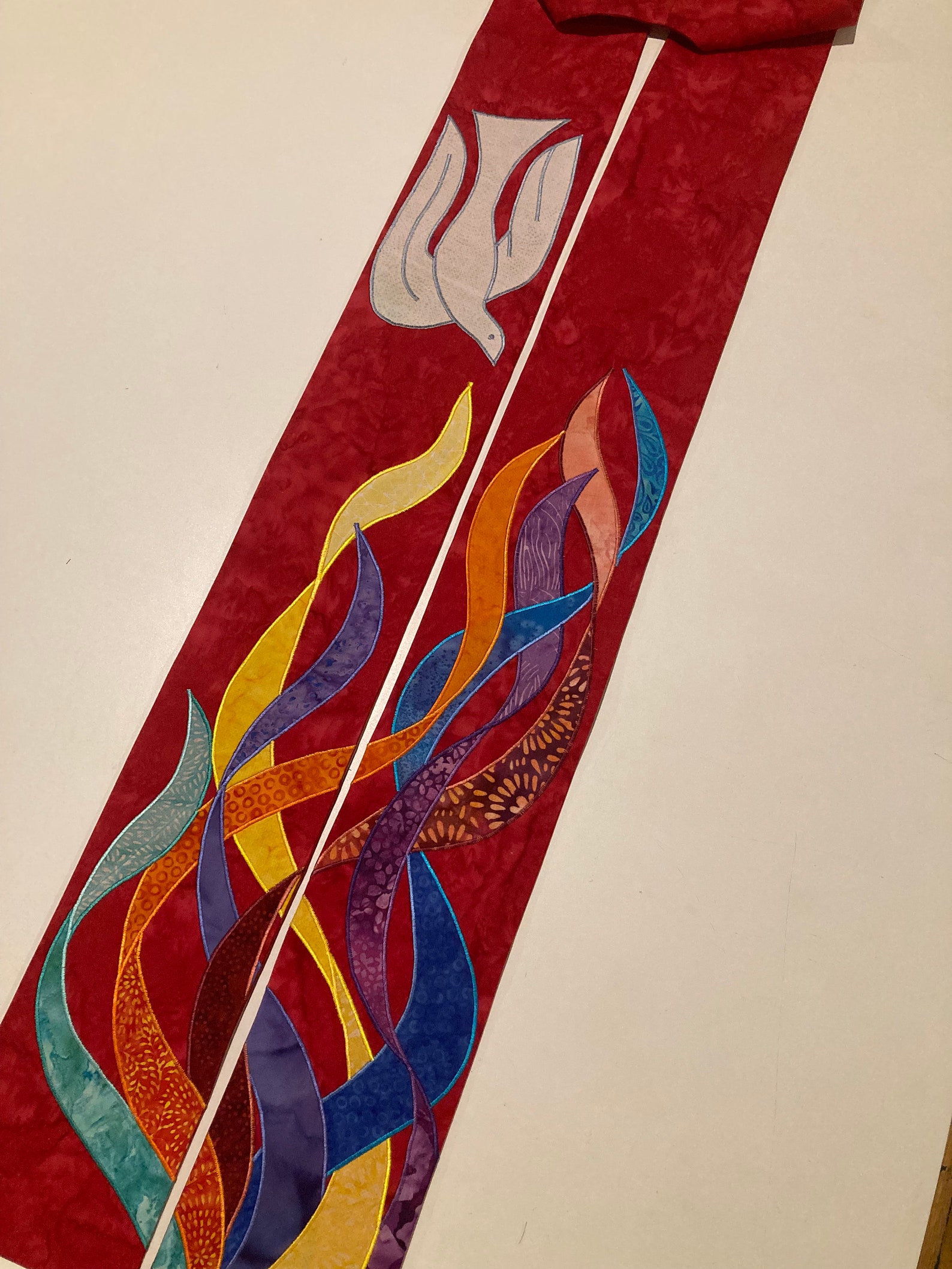 Pentecost Ribbons of Fire II Stole - Etsy