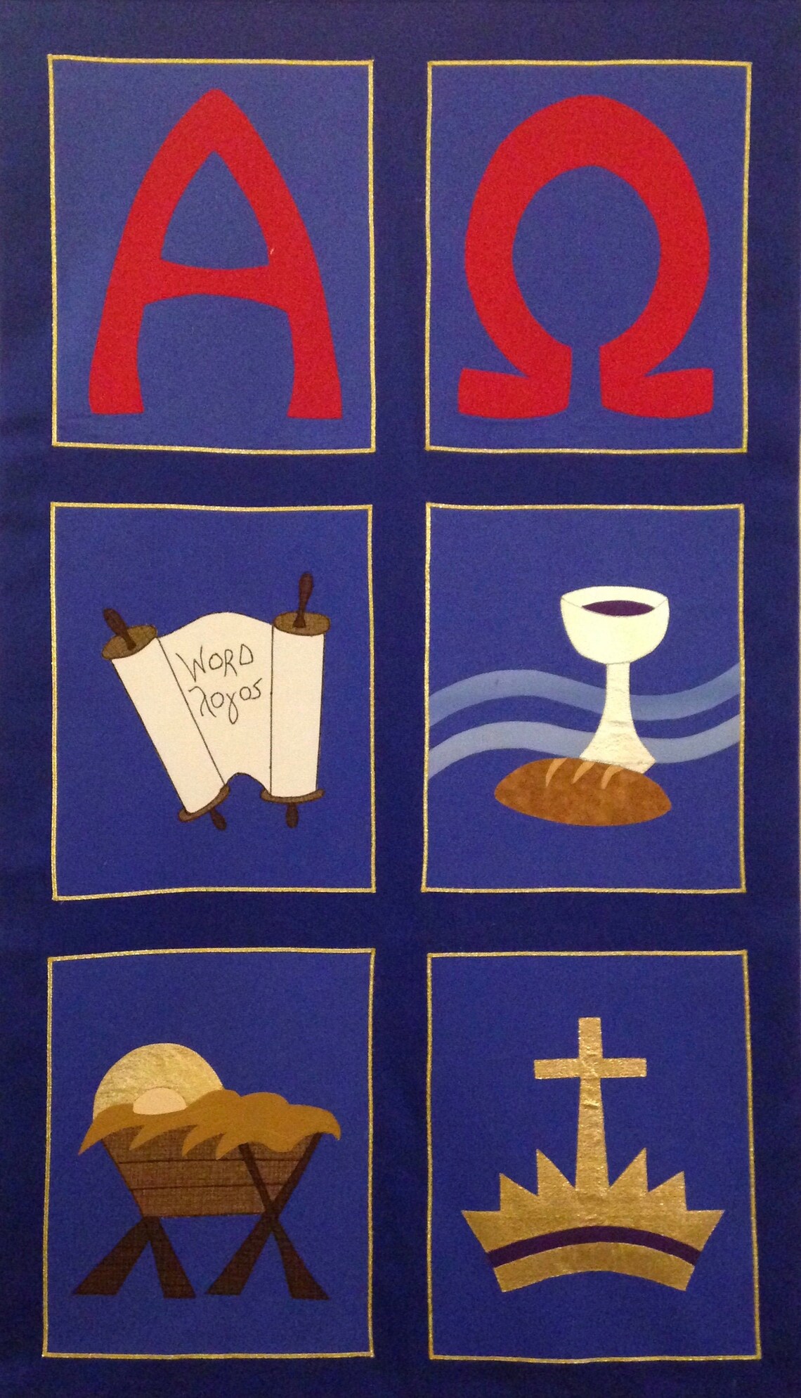 Advent Symbols Banner | Etsy