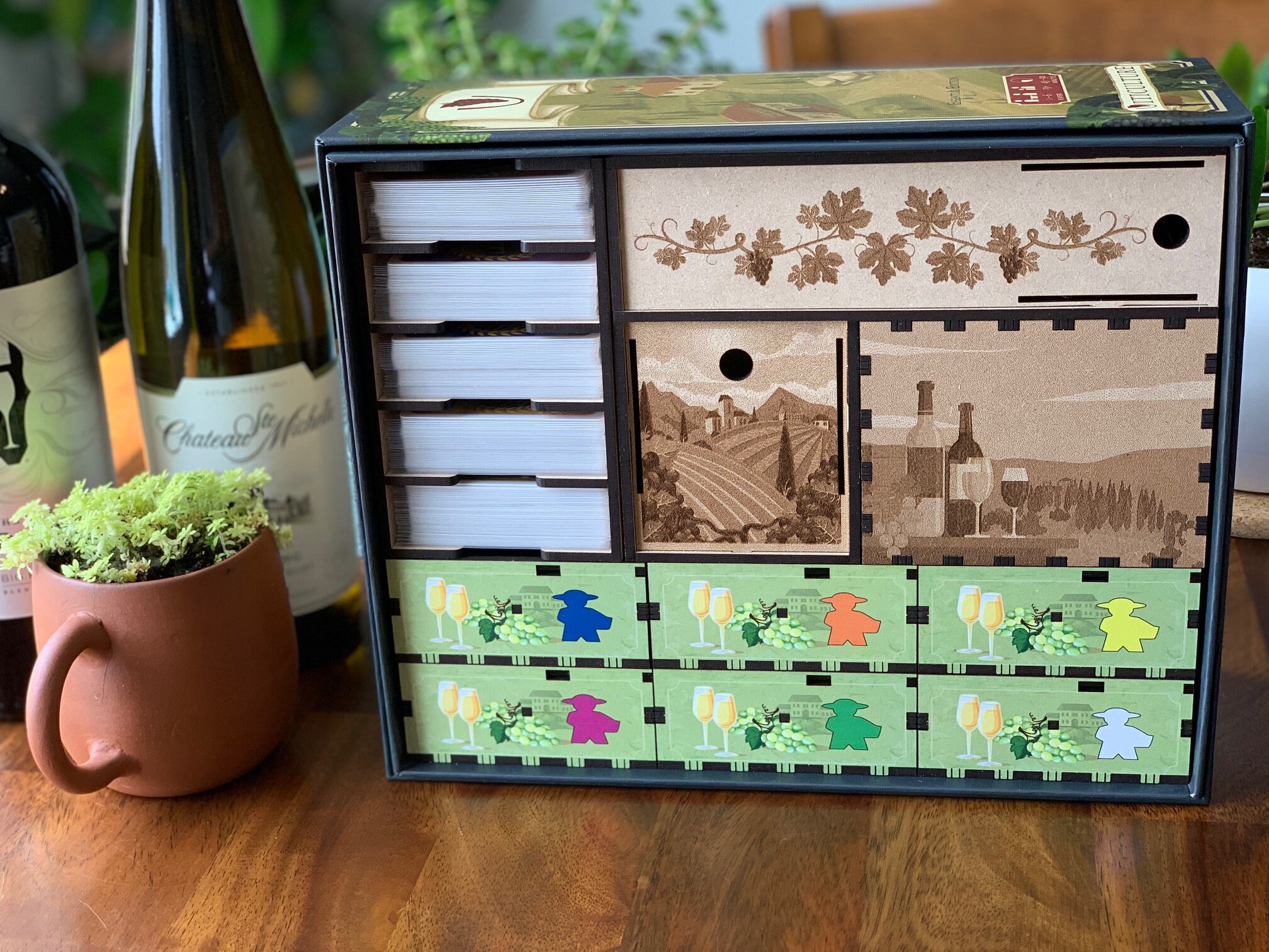 Viticulture Game Box Insert/Organizer