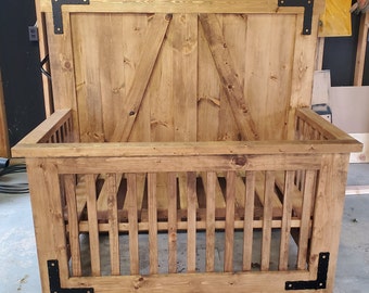 rustic farmhouse crib