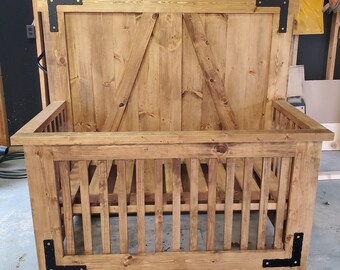 rustic farmhouse crib