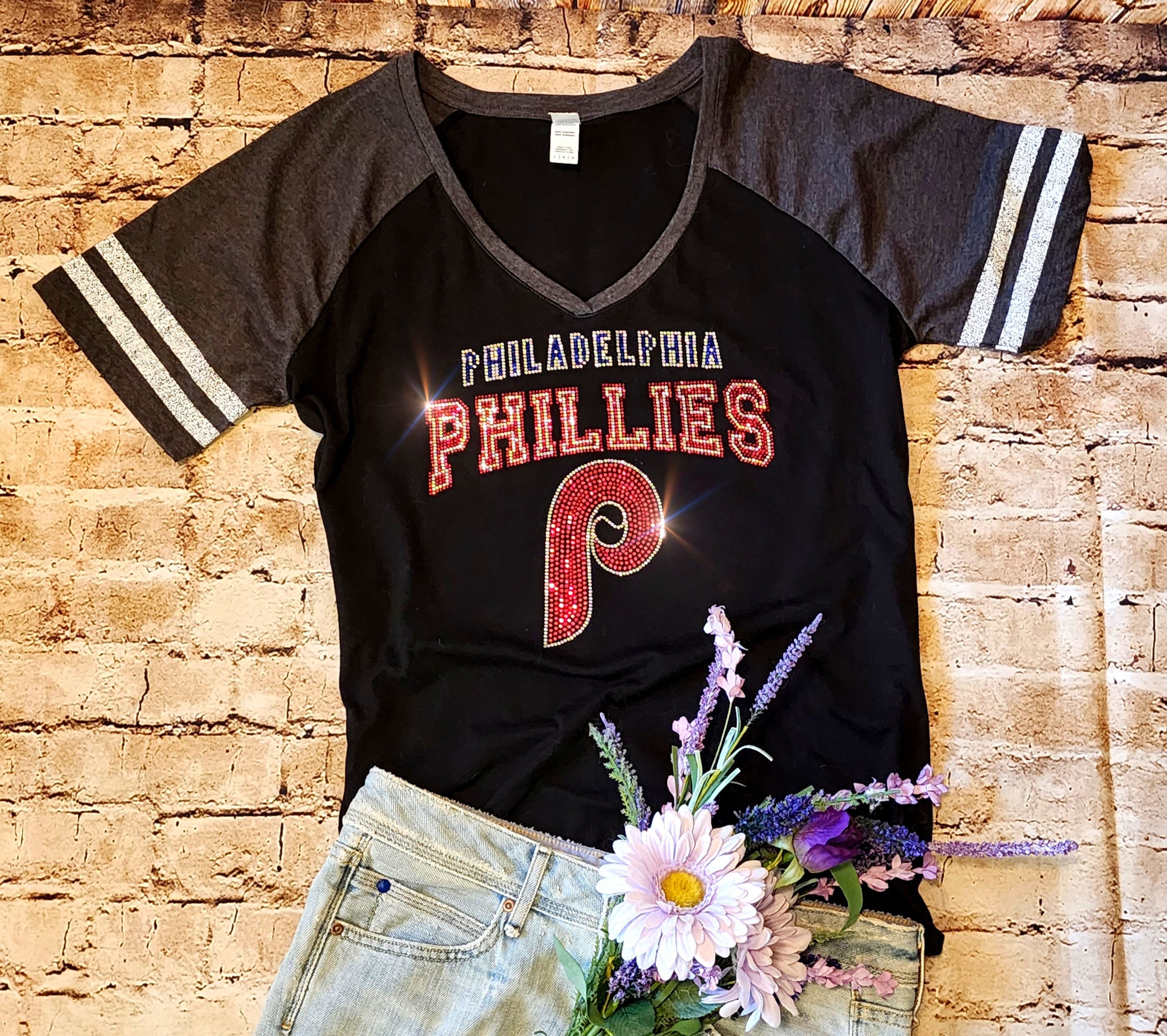 Philadelphia Phillies New Era 4th of July Jersey T-Shirt - Navy