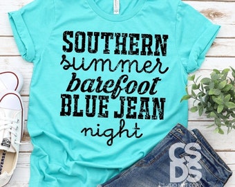 Unisex Shirt southern Summer Barefoot 