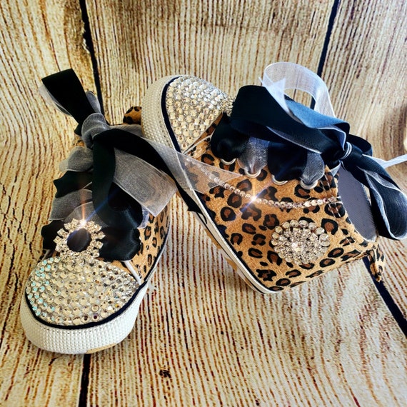 newborn leopard shoes