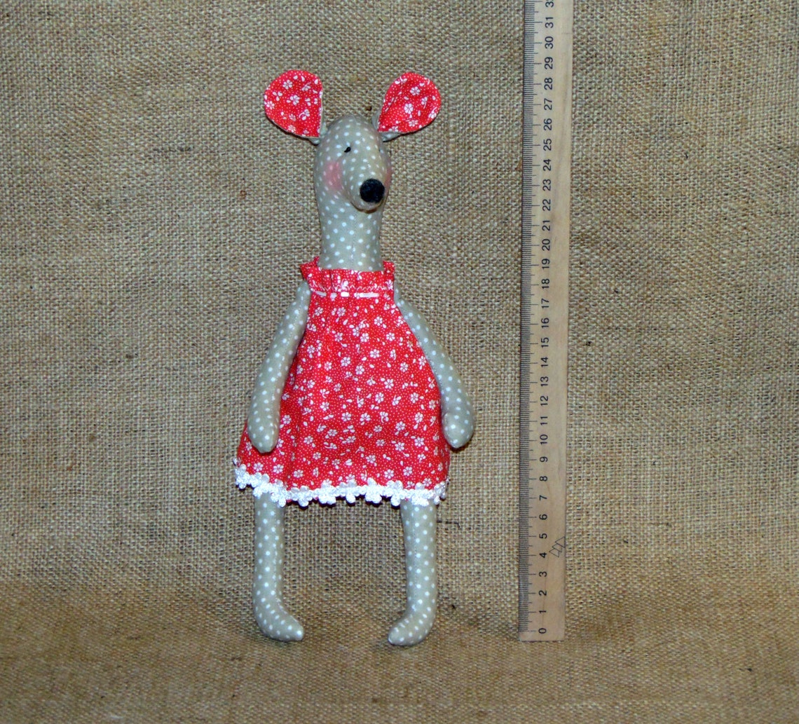 Stuffed Rat Toy Pattern How to Sew Mouse PDF Mouse Sewing Etsy