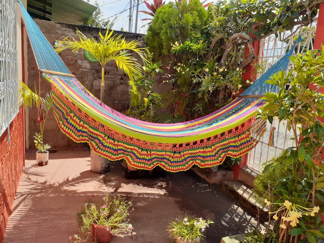 Hamic Colors Hammock of Varied Colors With Unique Lace - Etsy