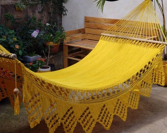 Yellow Jumbo Hammock