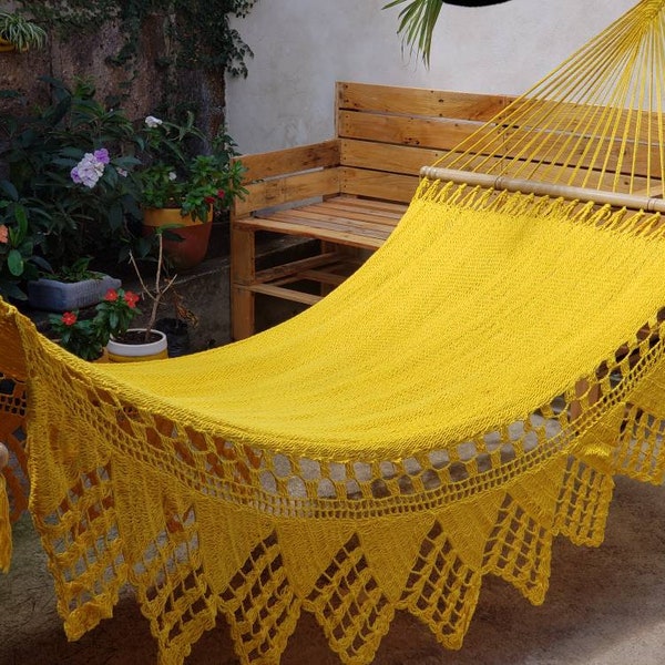 Yellow Jumbo Hammock