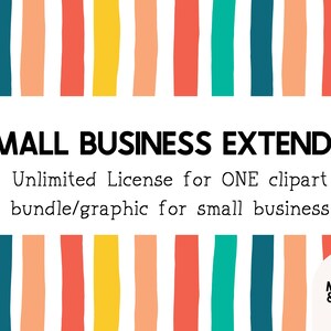 Small Business Extended License - One Clipart Bundle/Product
