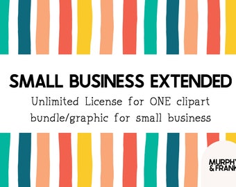 Small Business Extended License - One Clipart Bundle/Product