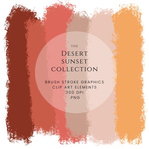 Brush Stroke Backgound Png, Brushstrokes Clipart, Sublimation Background, Brush Strokes Clipart, Paint Strokes Png, Warm Boho Background Png