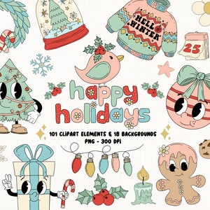 Imágenes prediseñadas de invierno, lindas imágenes prediseñadas de Navidad, imágenes prediseñadas de Navidad retro, imágenes prediseñadas de invierno, imágenes prediseñadas de Navidad Groovy, imágenes prediseñadas de Navidad dibujadas a mano
