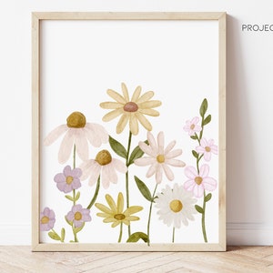 May include: A digital illustration of a bouquet of flowers in shades of pink, yellow, and green. The flowers are arranged in a loose, natural style, and the background is white.