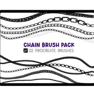 Procreate Brushes, Chain Procreate Brush, Procreate Chain Brush, Chain Brushes for Procreate, Chain Brushset, Procreate Jewelry Brushes