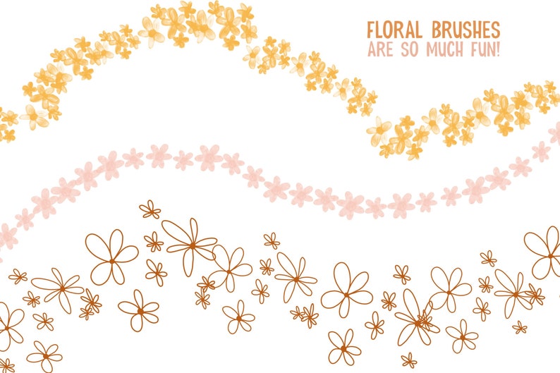 Procreate Brushes, Procreate Border Brush Set, Procreate Brush Set