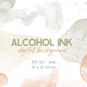 Alcohol Ink Art Digital Paper Background, Ink Splatter for Sublimation, Laptop Wallpaper for Ipad,Alcohol Ink Texture Luxury Scrapbook Paper