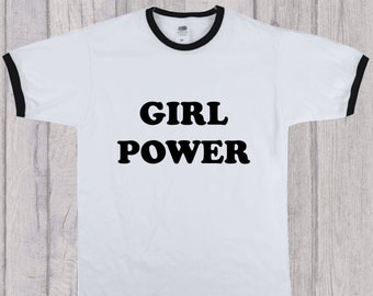 Girl Power Retro 90s Feminist Feminism T-Shirt