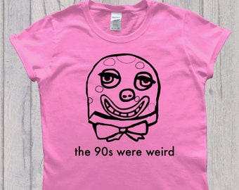 Mr Blobby 90s Weird Ladies T-Shirt