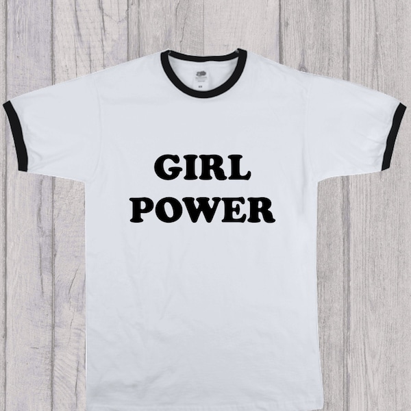 Girl Power Retro 90s Feminist Feminism T-Shirt