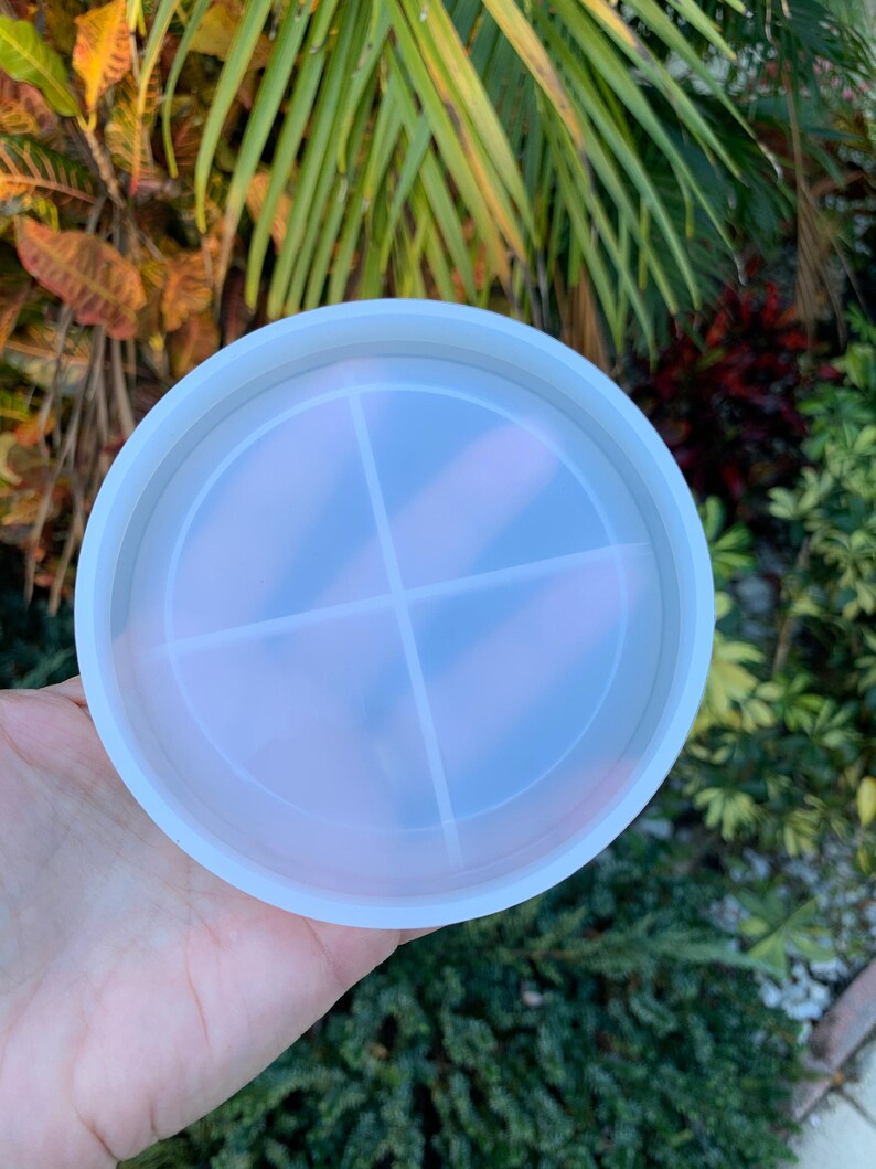 Coaster Mold Silicone Mold Resin Molds Circle Coaster Mold Etsy