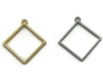 Open Bezel Pendants Charms Resin Molds for Jewelry Findings DIY Pressed Mixed Open Bezel Pendants Charms Resin Molds for Jewelry Findings DIY Pressed Mixed
