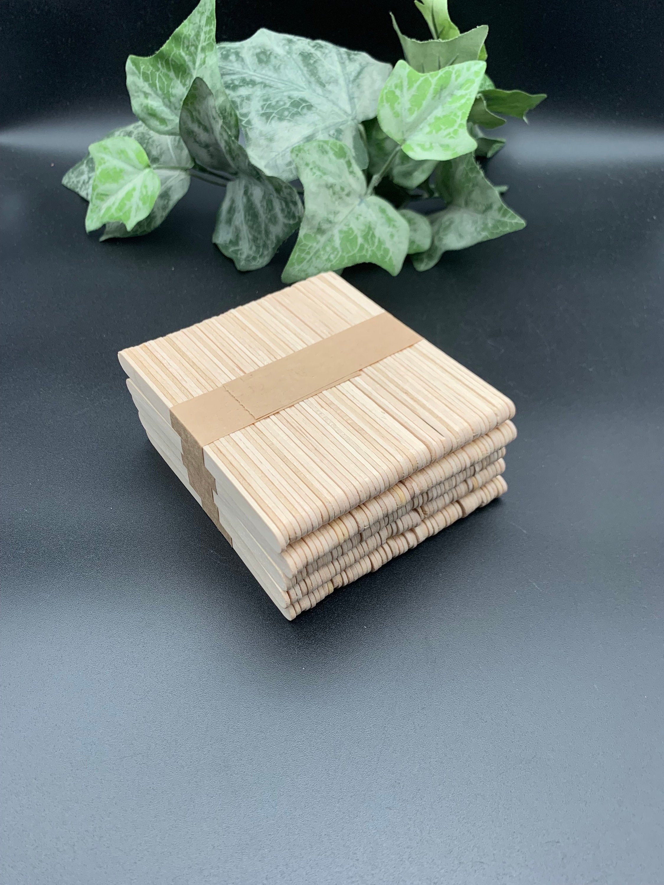 Incraftables Colored Popsicle Sticks for Crafts 600pcs 7 Colors
