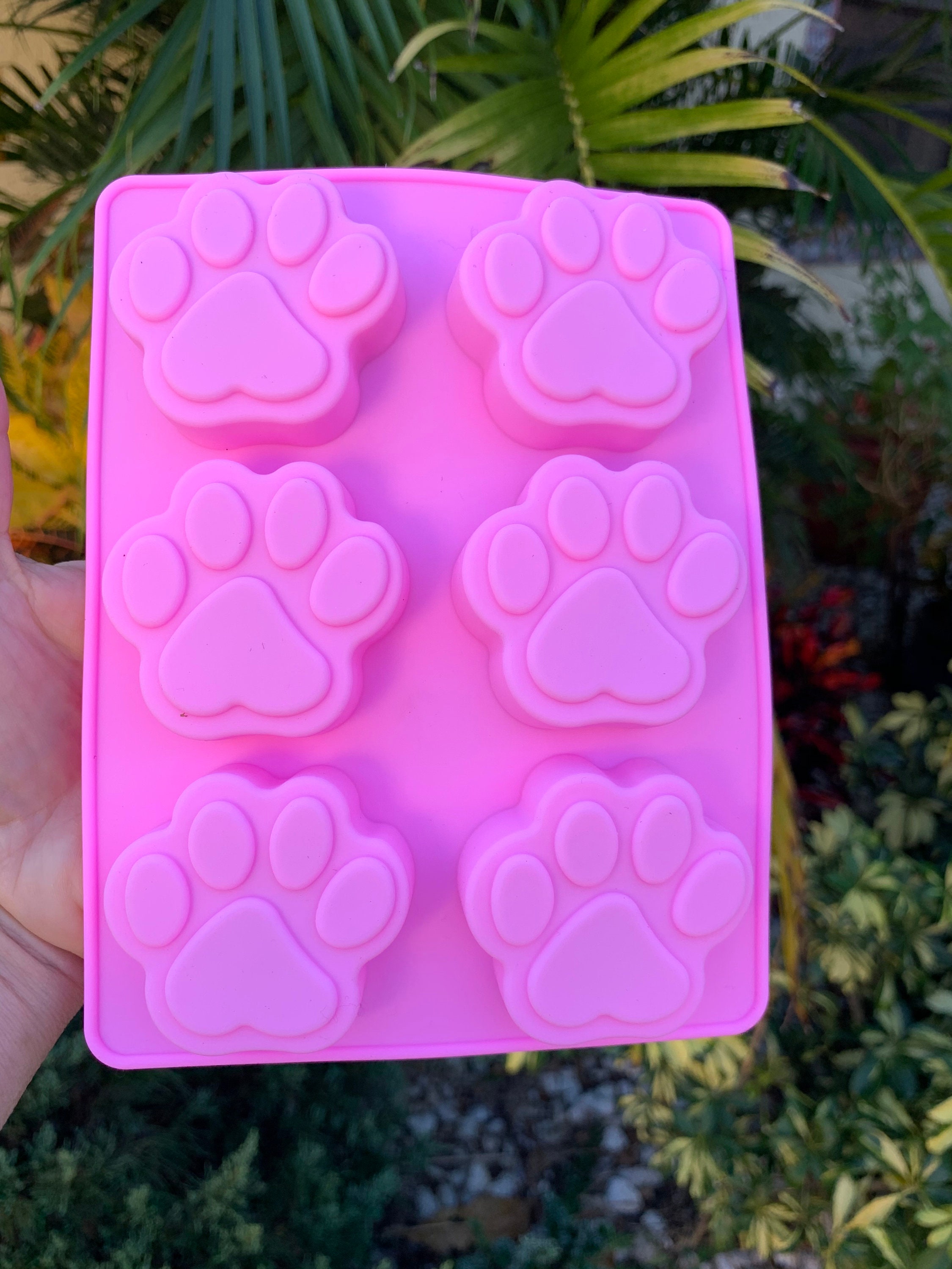 Dog Paw Prints Silicone Mold Food Grade Mold Fondant Mold Etsy
